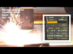 60kW cięcie laserowe włókna (seria Thunder) Demonstracja --- cięcie stali węglowej 20 mm